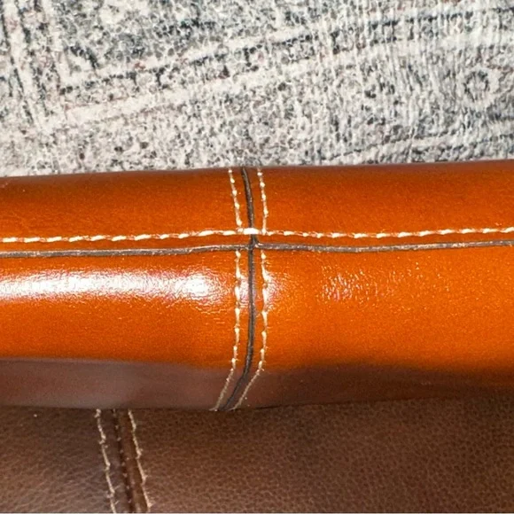 Patricia Nash Brown Leather Shoulder Bag - Picture 4 of 4